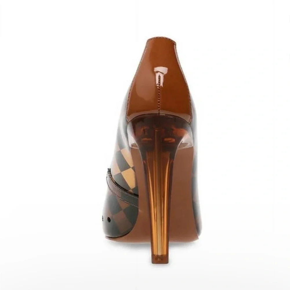 STEVE MADDEN Atlanta Brown Multi Pumps